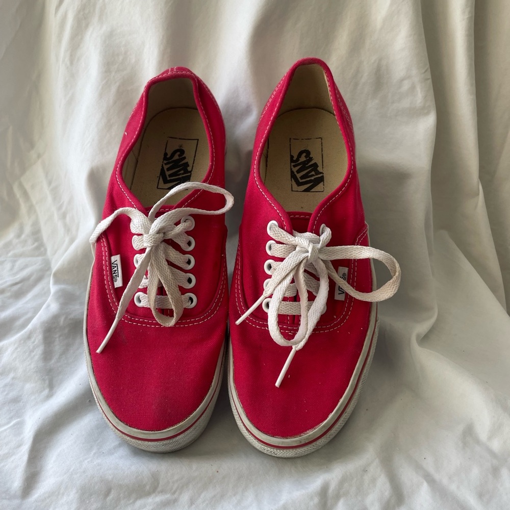 Red Vans Authentic - Picture 4 of 5